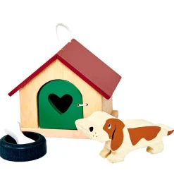 Tender Leaf Trælegetøj>Trælegetøj - Kæledyrssæt - Dukkehus - Hund