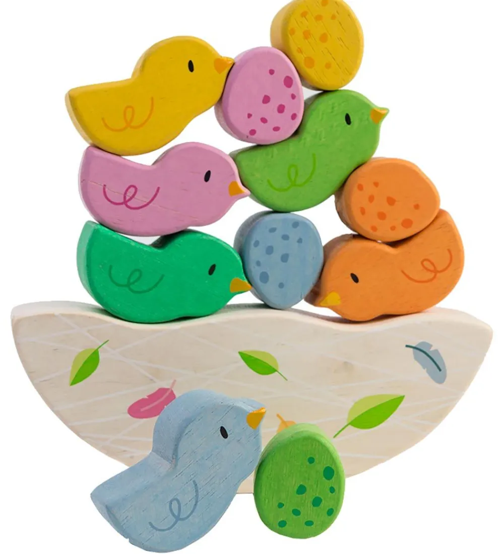 Tender Leaf Trælegetøj|Stablelegetøj>Trælegetøj - Mine Første Stabledyr - 12 Dele - Fugle