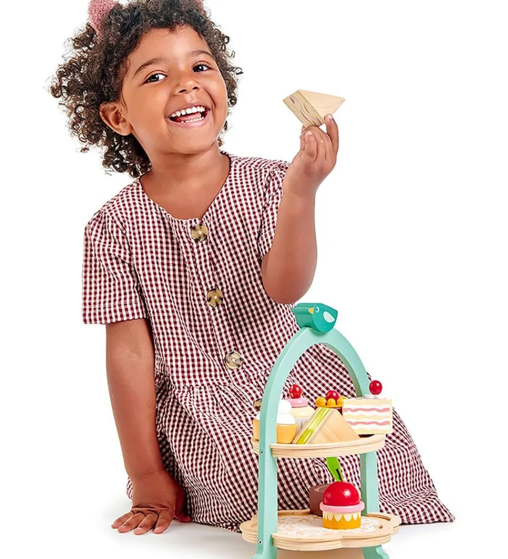 Tender Leaf Trælegetøj>Trælegetøj - Snackopsats - 9 Dele - Fugl