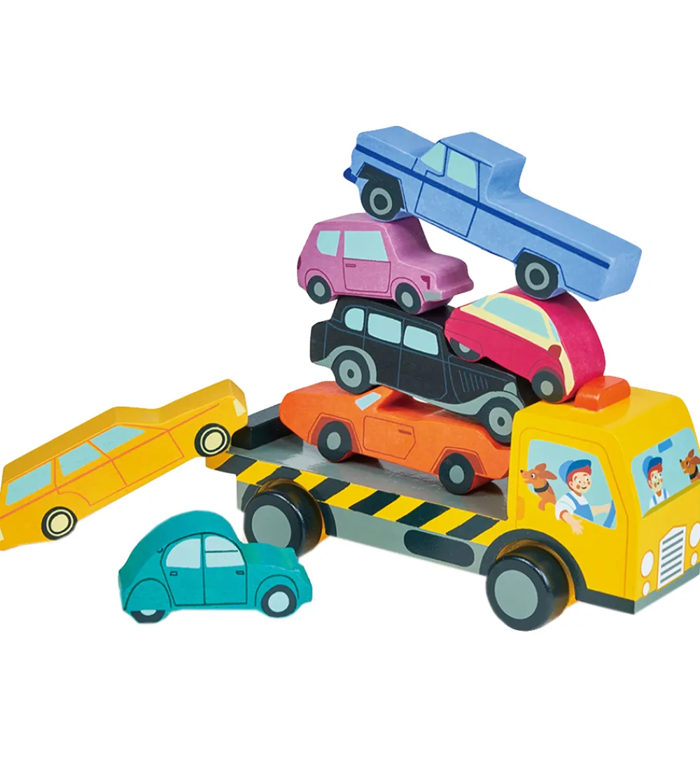 Tender Leaf Trælegetøj|Stablelegetøj>Trælegetøj - Stablebiler - Biltransport