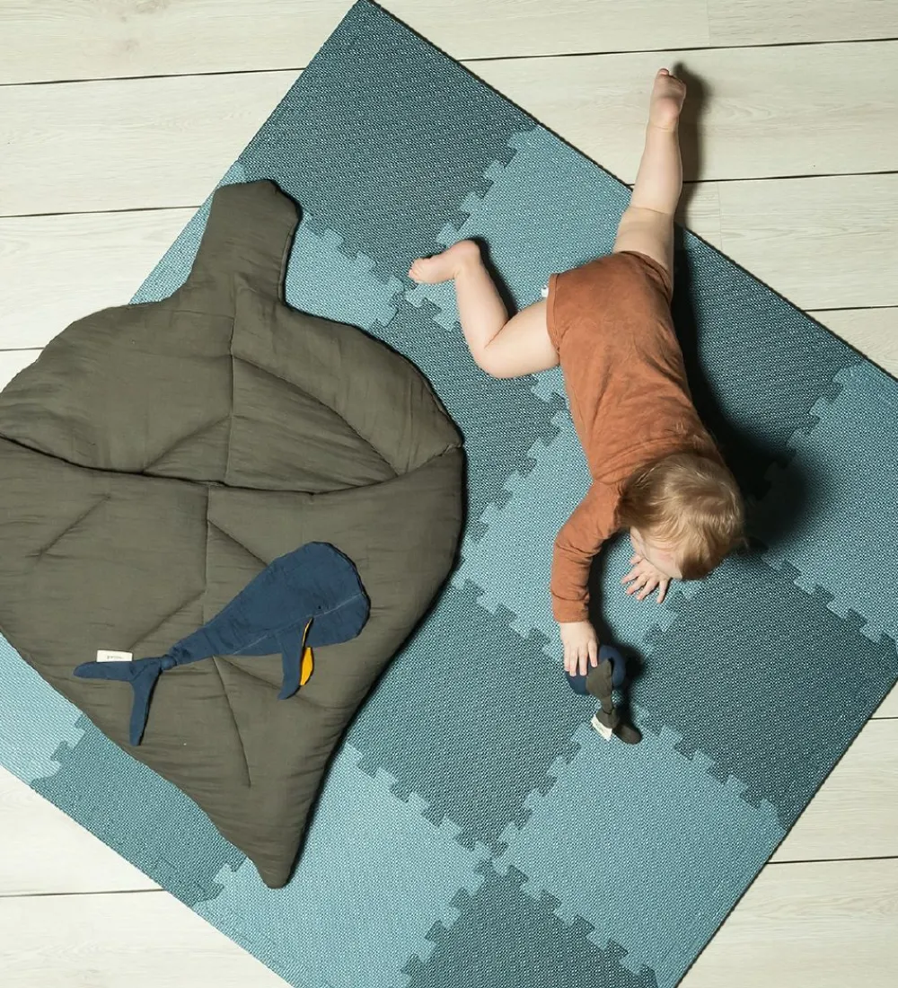 Thats Mine Legetæpper Og Legegulve>That's Mine Legegulv - 100x100 cm - Puslespil - Blue