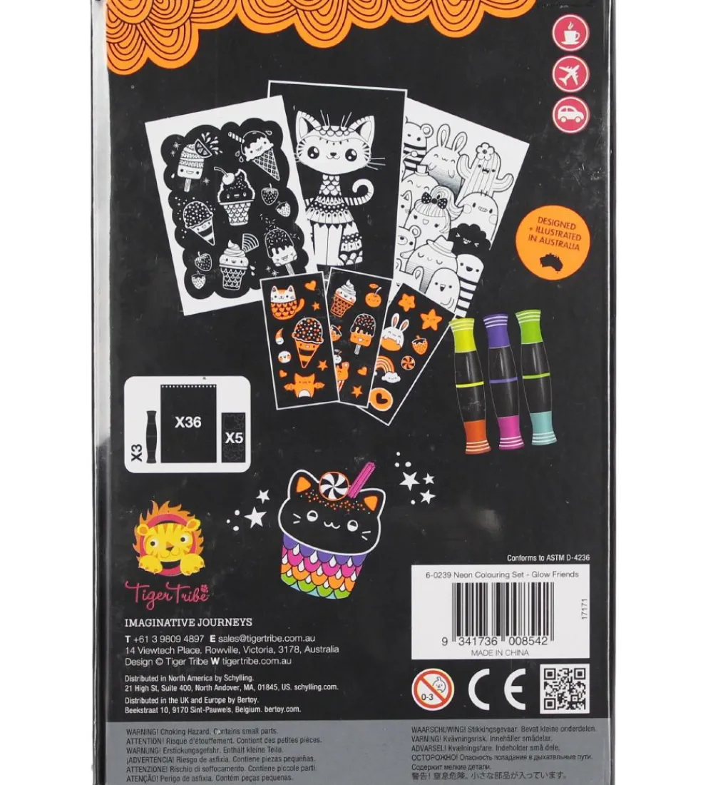 Tiger Tribe Malebog>Farvesæt - Delicate Detail