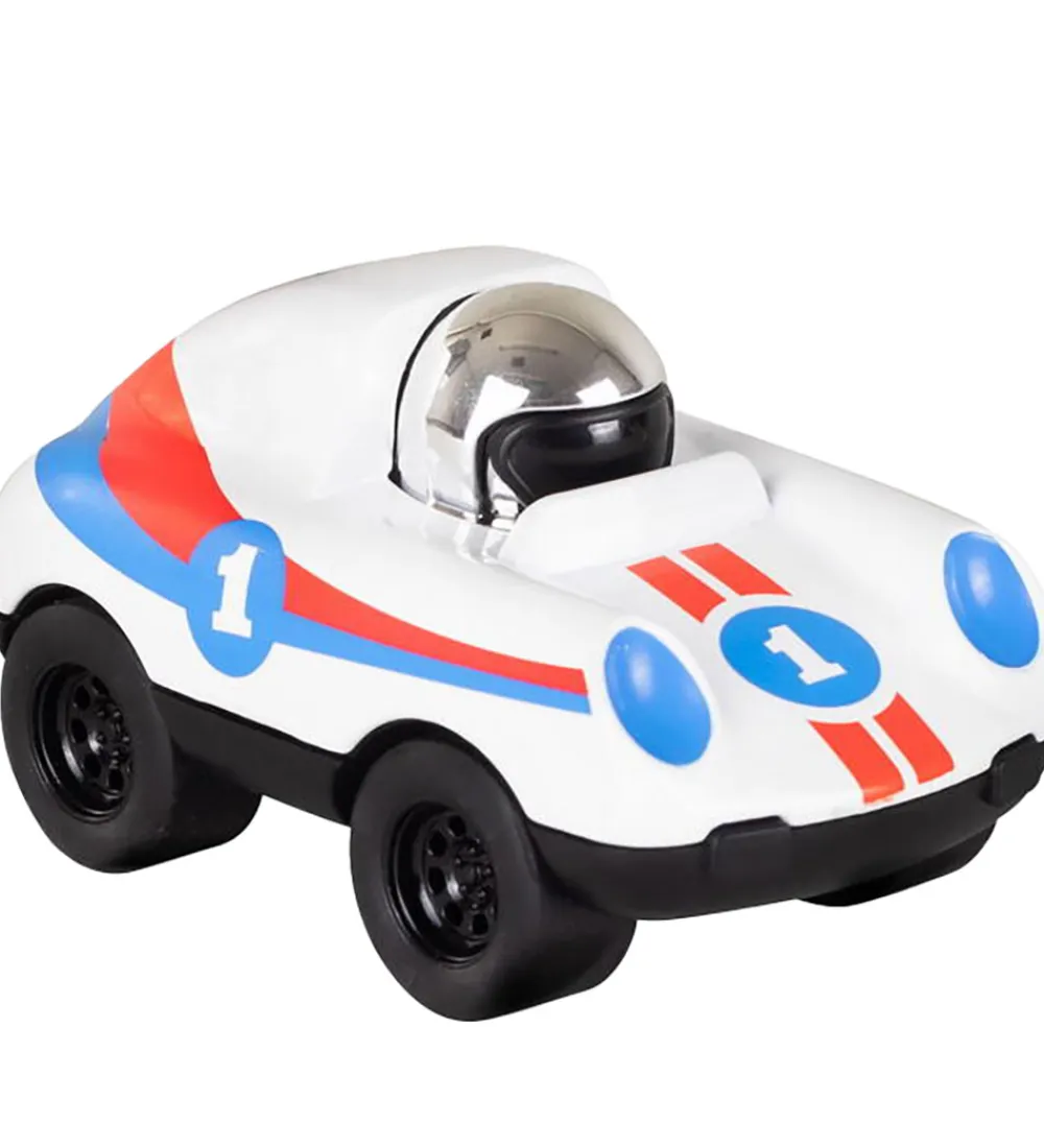 Tiger Tribe Biler, Tog Og Køretøjer>Racerbil - Press to Go - Hvid