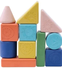 Tiger Tribe Byg Og Klodser|Stablelegetøj>Rasleklodser - Rattle & Stack Blocks - Startsæt - 1