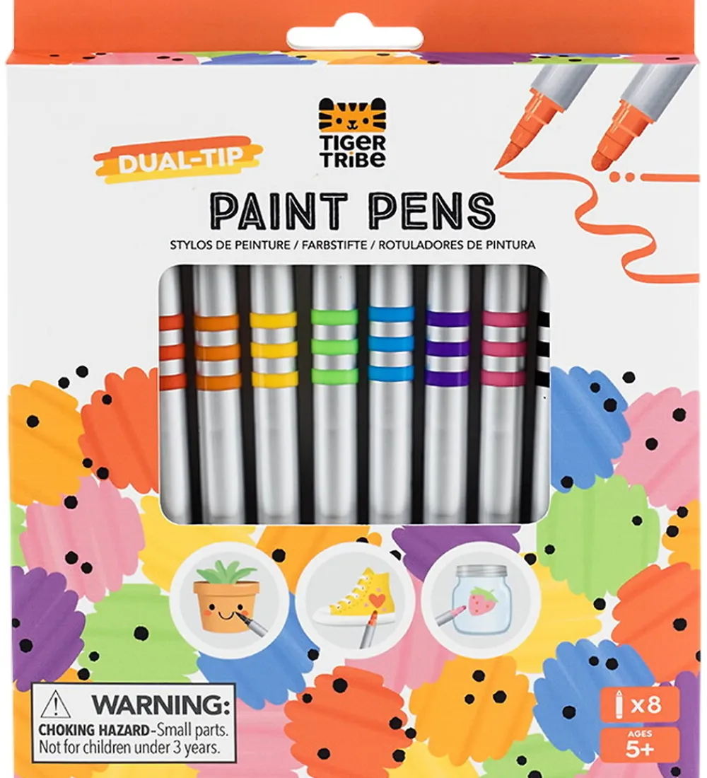 Tiger Tribe Tuscher Og Farver|Kreativ Leg>Tuscher - Dual-Tip - Paint Pens