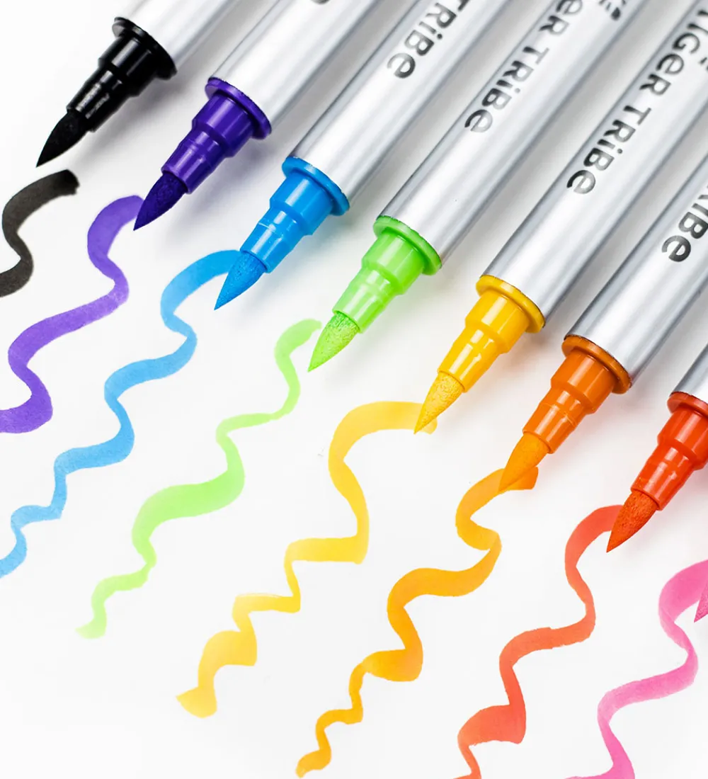 Tiger Tribe Tuscher Og Farver|Kreativ Leg>Tuscher - Dual-Tip - Paint Pens