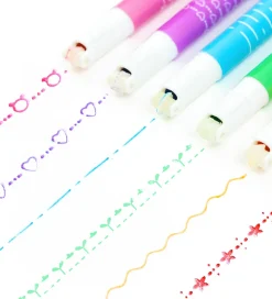 Tiger Tribe Tuscher Og Farver|Kreativ Leg>Tuscher - Roller Pattern Pens - 6 stk