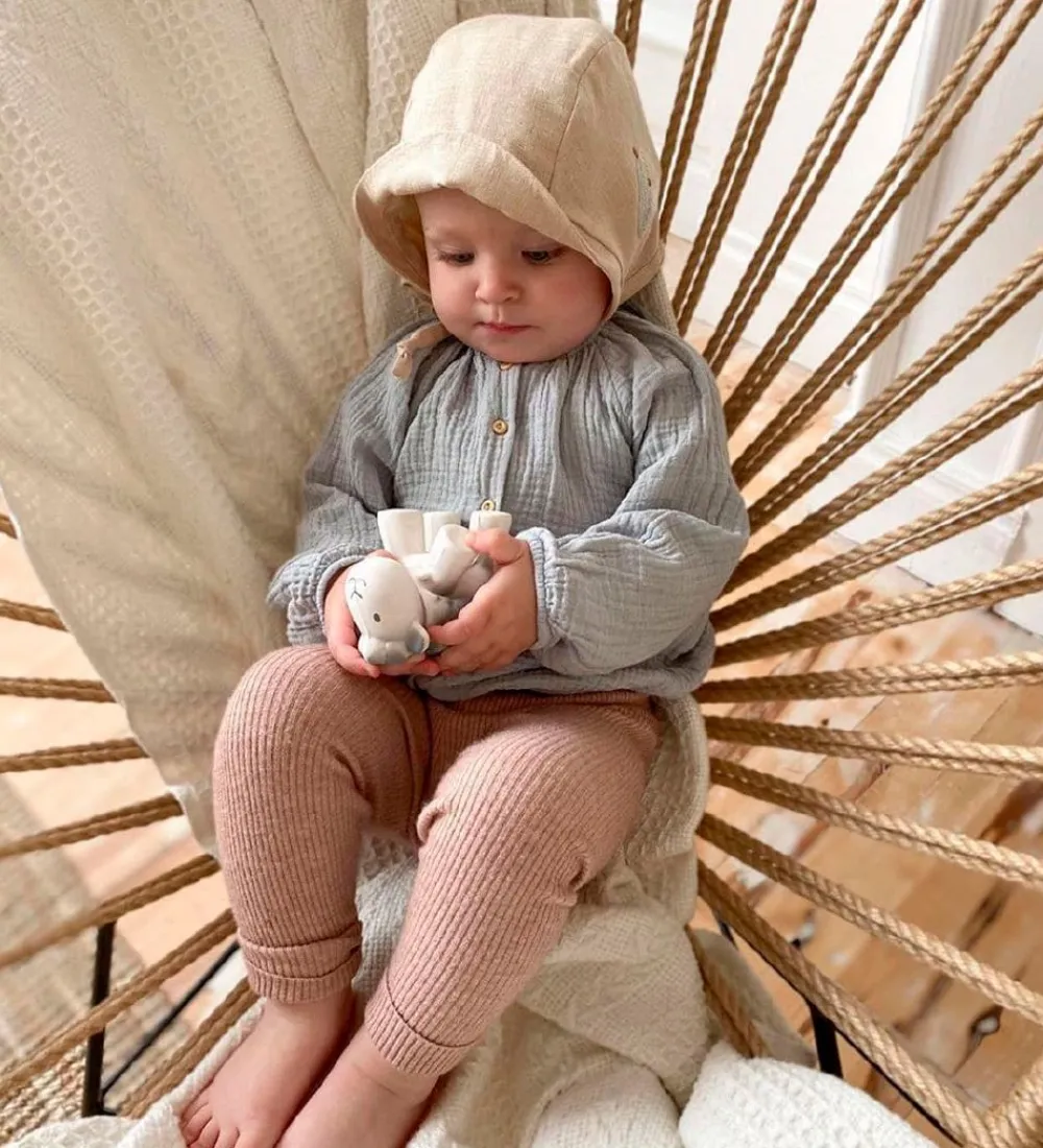 Tikiri Bideringe>Bidedyr - Naturgummi - Får - Grå/Hvid