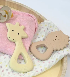 Tikiri Bideringe>Bidering - Naturgummi - Giraf - Gul