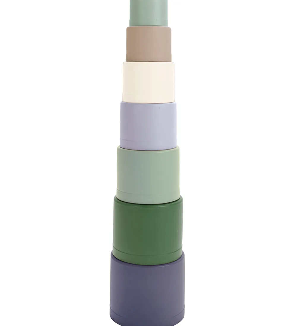 Dantoy Stablelegetøj>Tiny by BIO Plastic Byggebægre - 7 Dele