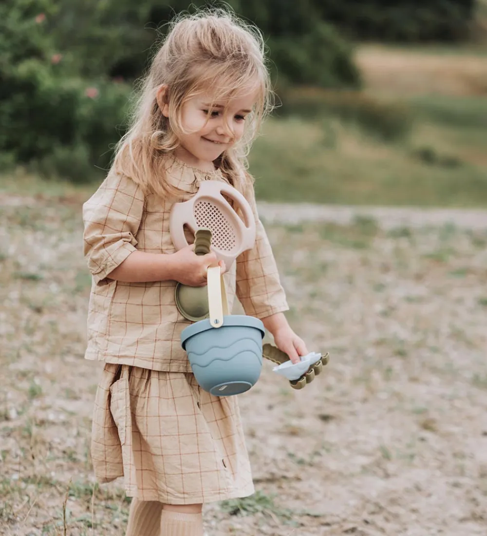 Dantoy Strandlegetøj>Tiny by BIO Plastic Spandsæt - 5 Dele - Blå