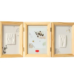 Tiny Love Kreativ Leg|Kreasæt>Aftryksæt - Hånd/Fod - Dobbeltramme - Wood