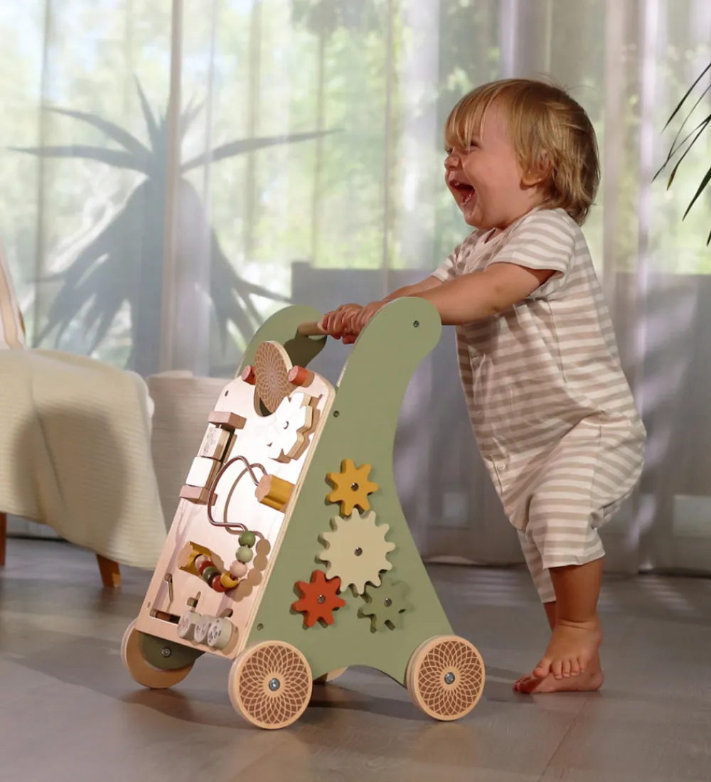 Tiny Love Trælegetøj|Gåvogne>Gåvogn m. Aktivitetslegetøj - Træ - Bobo Chic