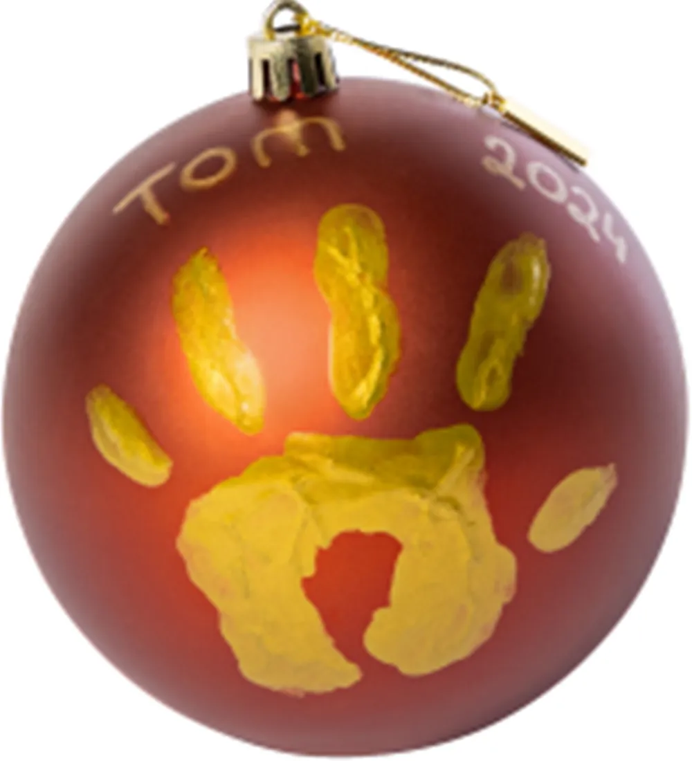 Tiny Love Kreativ Leg|Kreasæt>Julekugle - DIY - Rød