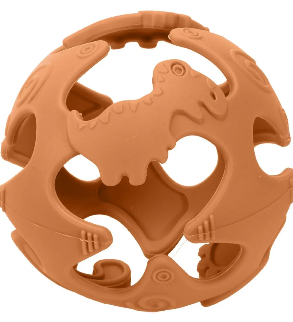 Tiny Tot Bideringe|Bolde>Bidebold - Silikone - Okker