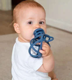 Tiny Tot Bideringe>Bidelegetøj - Silikone - Smokey Blue