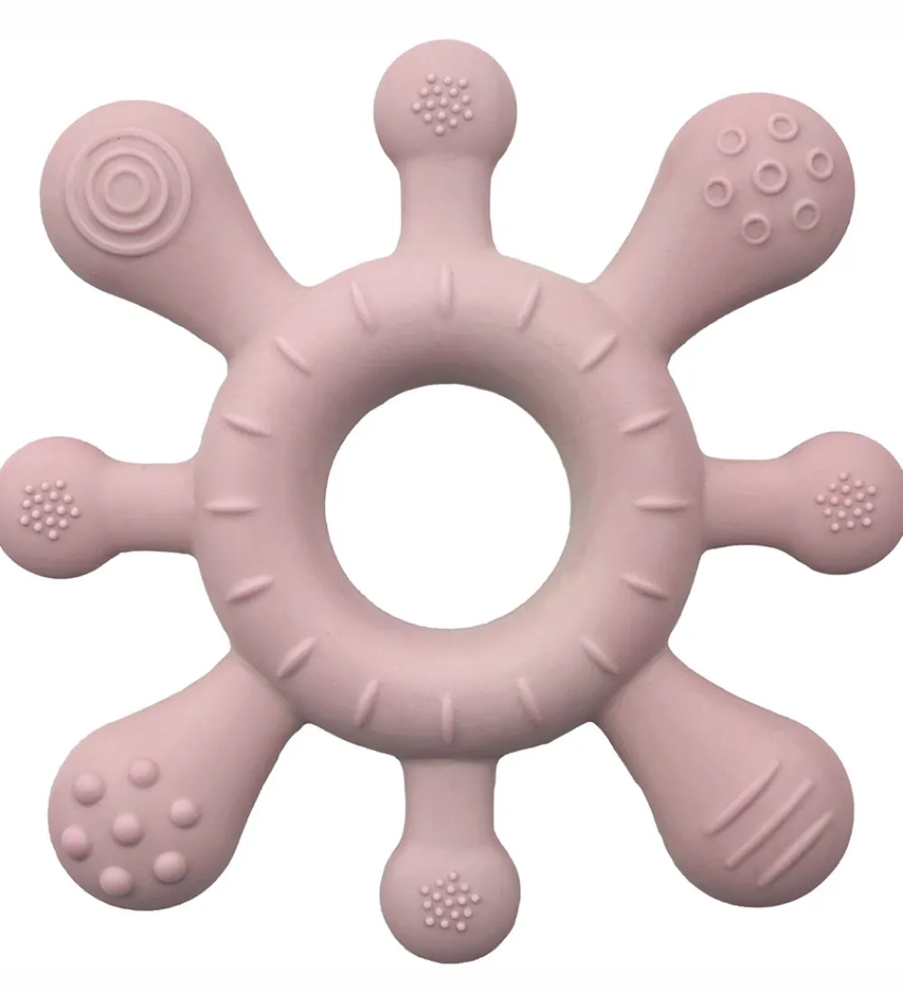 Tiny Tot Babylegetøj|Bideringe>Bidering - Støvet Rosa