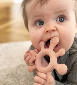 Tiny Tot Babylegetøj|Bideringe>Bidering - Støvet Rosa