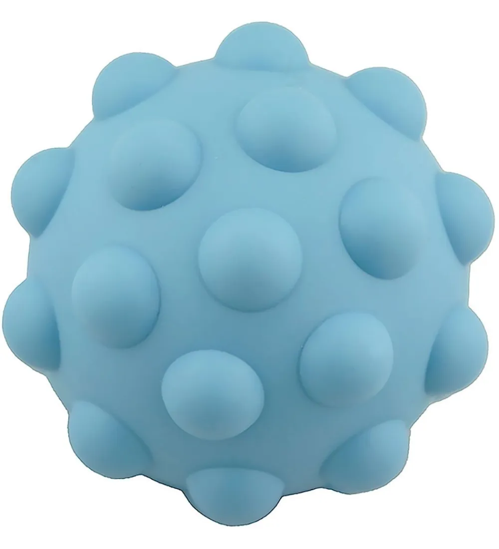 Tiny Tot Bolde>Bold - Sensory Silicone Fidget Ball - 10 cm - Babyblue