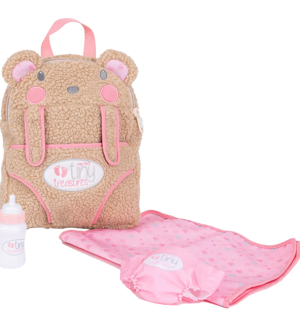 Tiny Treasures Dukker Og Tilbehør>Rygsæk m. Tilbehør - Bear Hug Changing Bag