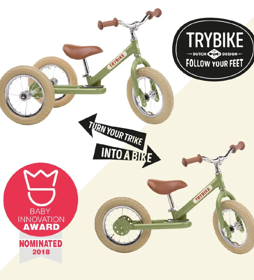 TryBike Løbecykler>Løbecykel - Steel - Blå