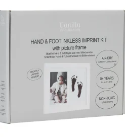Vanilla Copenhagen Kreasæt>Hånd- og Fodaftryksæt m. Billedramme - Blækfr