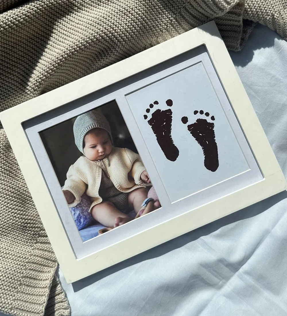 Vanilla Copenhagen Kreasæt>Hånd- og Fodaftryksæt m. Billedramme - Blækfr