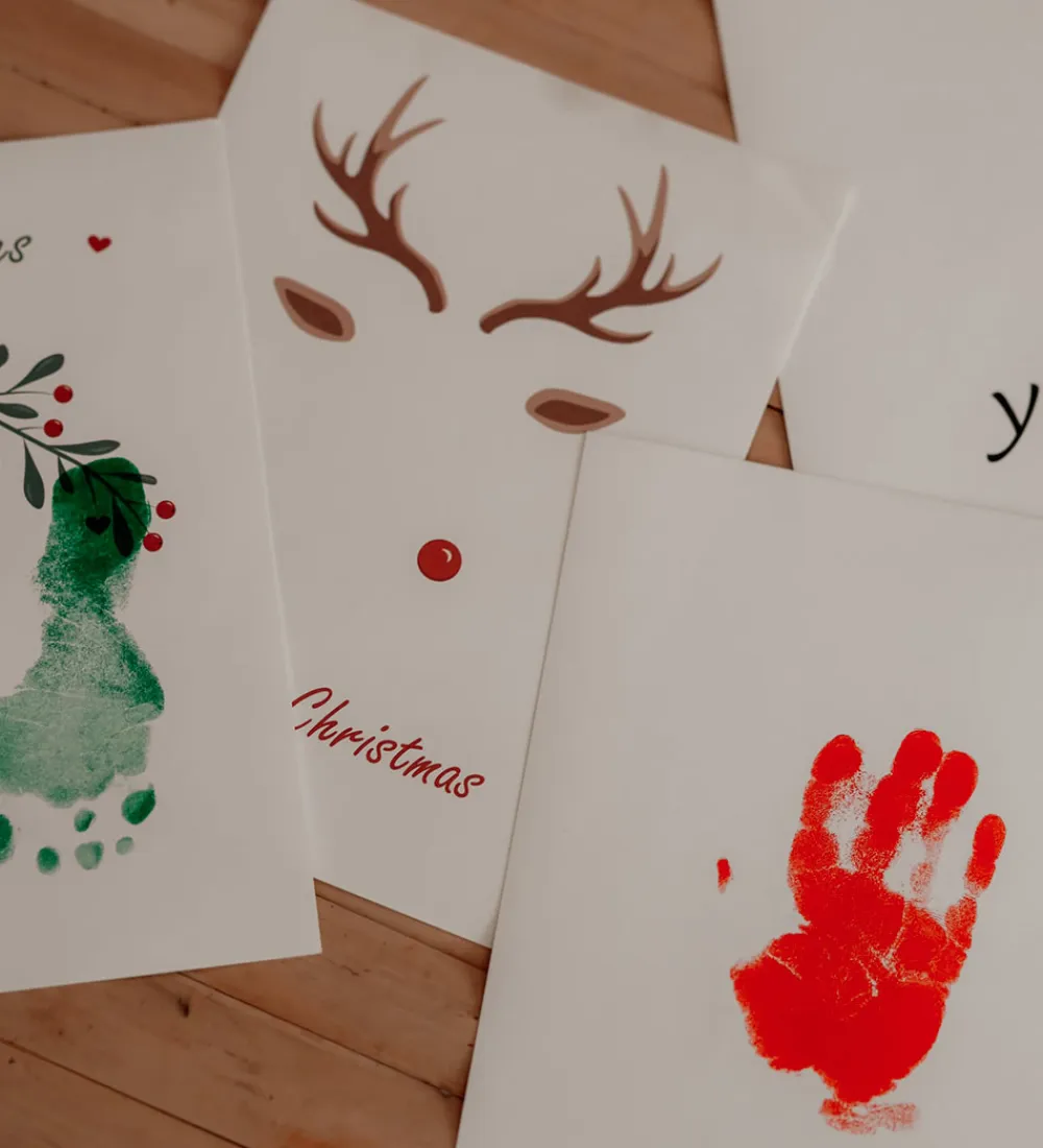 Vanilla Copenhagen Kreasæt>Hånd- og Fodaftryksæt - Brun/Grøn/Rød