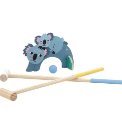 Vilac Udeleg Og Udendørs Legetøj|Trælegetøj>Kroket for 2 - Minisafari - Træ