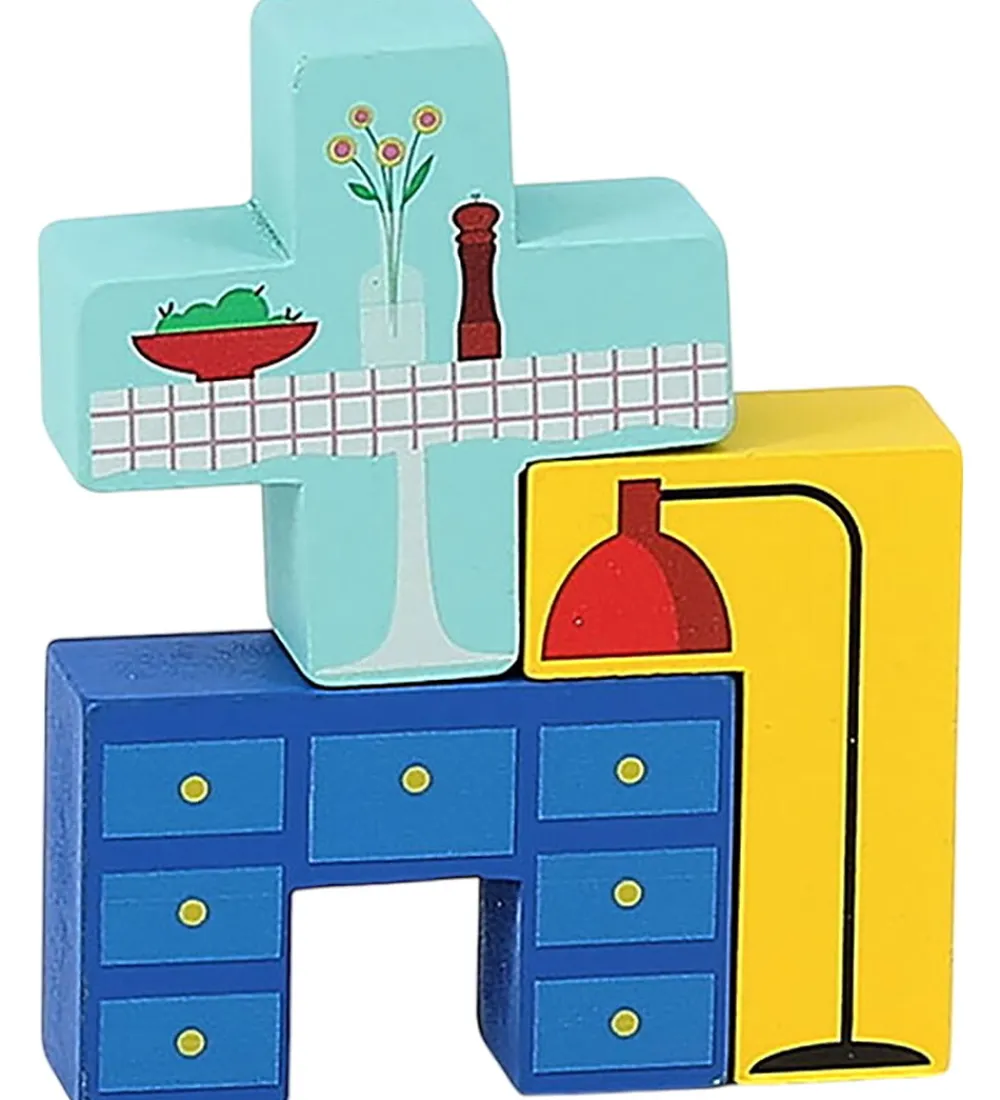 Vilac Trælegetøj|Spil>Logikspil - Træ - 20 Brikker - Flyttevogn