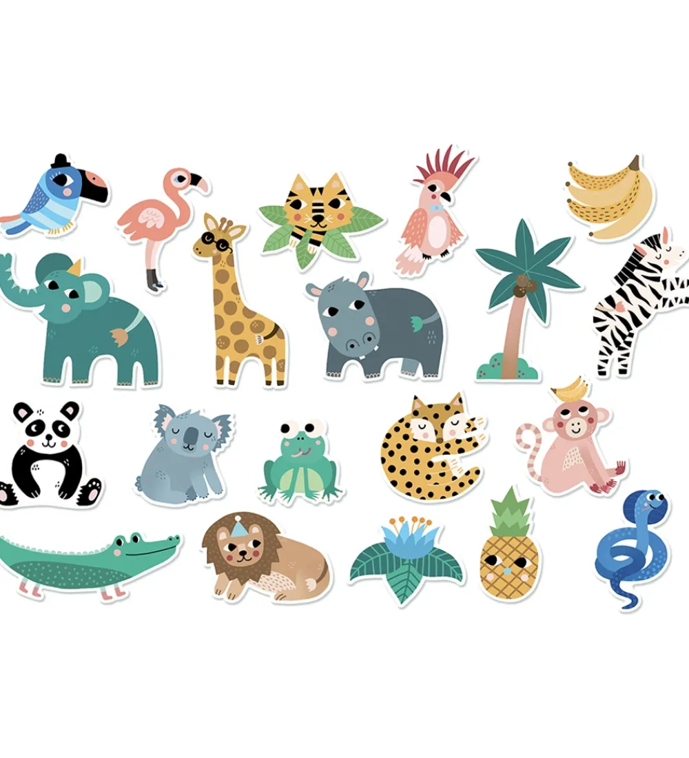 Vilac Magnetlegetøj>Magneter - 20 Dele - Jungle