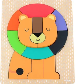 Vilac Puslespil>Puslespil - Træ - 11 Brikker - Løve