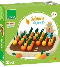Vilac Spil>Spil - Solitaire - Gartnerens Grøntsager