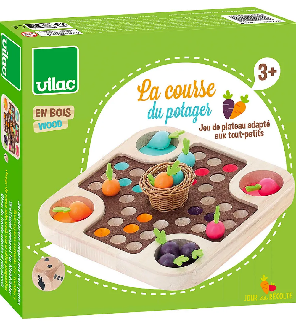 Vilac Trælegetøj|Spil>Spil - Træ - Haveløbet