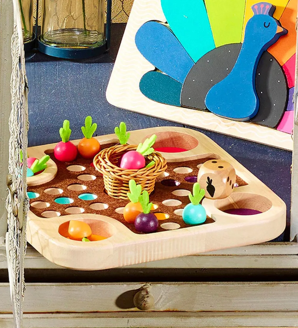 Vilac Trælegetøj|Spil>Spil - Træ - Haveløbet