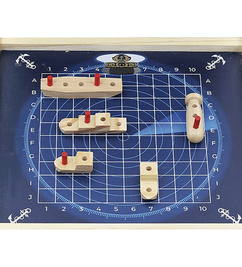 Vilac Trælegetøj|Spil>Spil - Træ - Sænke Slagskibe