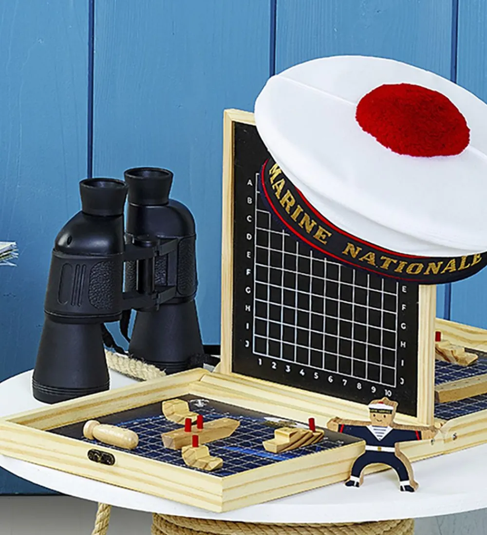 Vilac Trælegetøj|Spil>Spil - Træ - Sænke Slagskibe