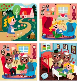 Vilac Puslespil>Træpuslespil - 4x9 Brikker - Guldlok