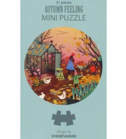 Vissevasse Puslespil>Puslespil - Mini - 11x11 cm - 31 Brikker - Autumn Fee