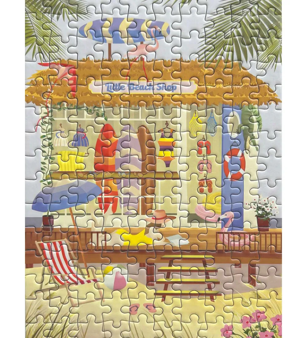 Vissevasse Puslespil>Puslespil - 15x21 cm - 150 Brikker - Little Beach Sho