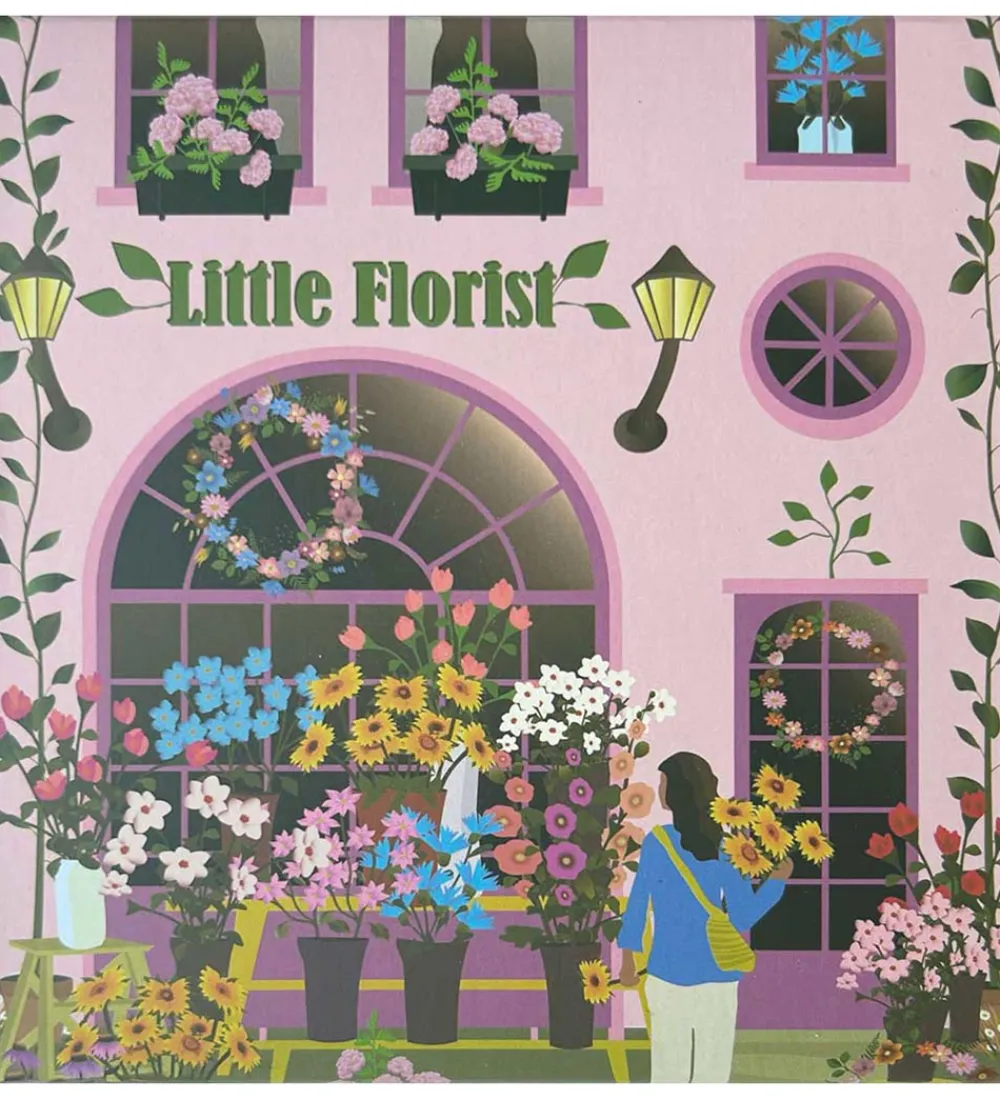 Vissevasse Puslespil>Puslespil - 15x21 cm - 150 Brikker - Little Florist