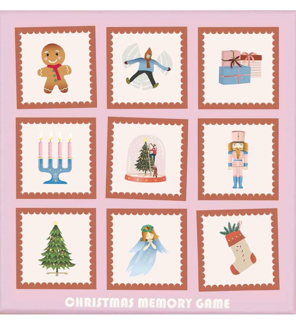 Vissevasse Spil>Vendespil - 28 Par - 15x15 cm - Christmas