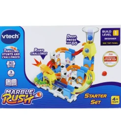Vtech Konstruktionslegetøj|Kuglebaner>Kuglebane - Dansk - Marble Rush Discovery Set - 30 Dele