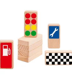 Waytoplay Trælegetøj>Skilte - Racerløbs Skilte - Road Blocks