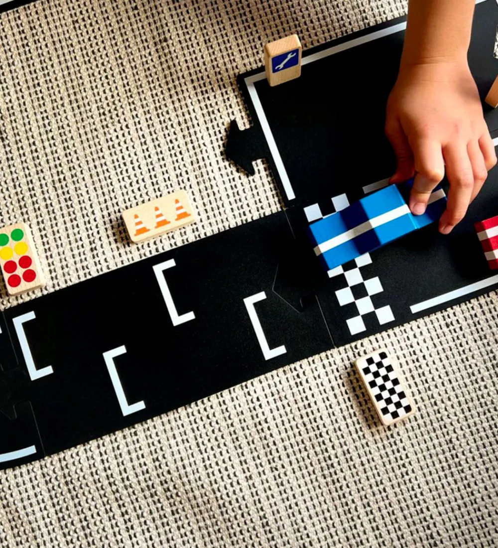 Waytoplay Trælegetøj>Skilte - Racerløbs Skilte - Road Blocks