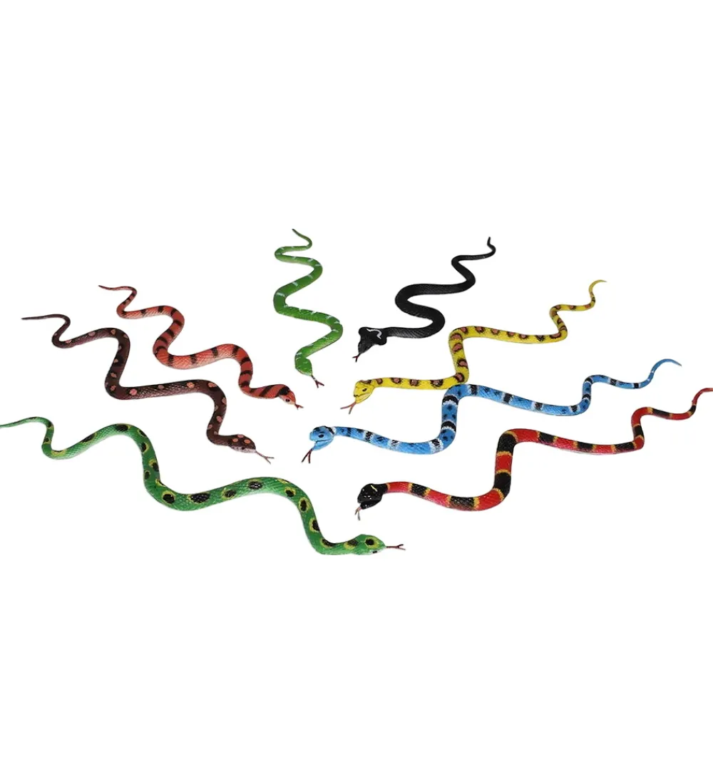 Wild Republic Bamser>Figurer - Nature Tube - 8 stk. - Slanger