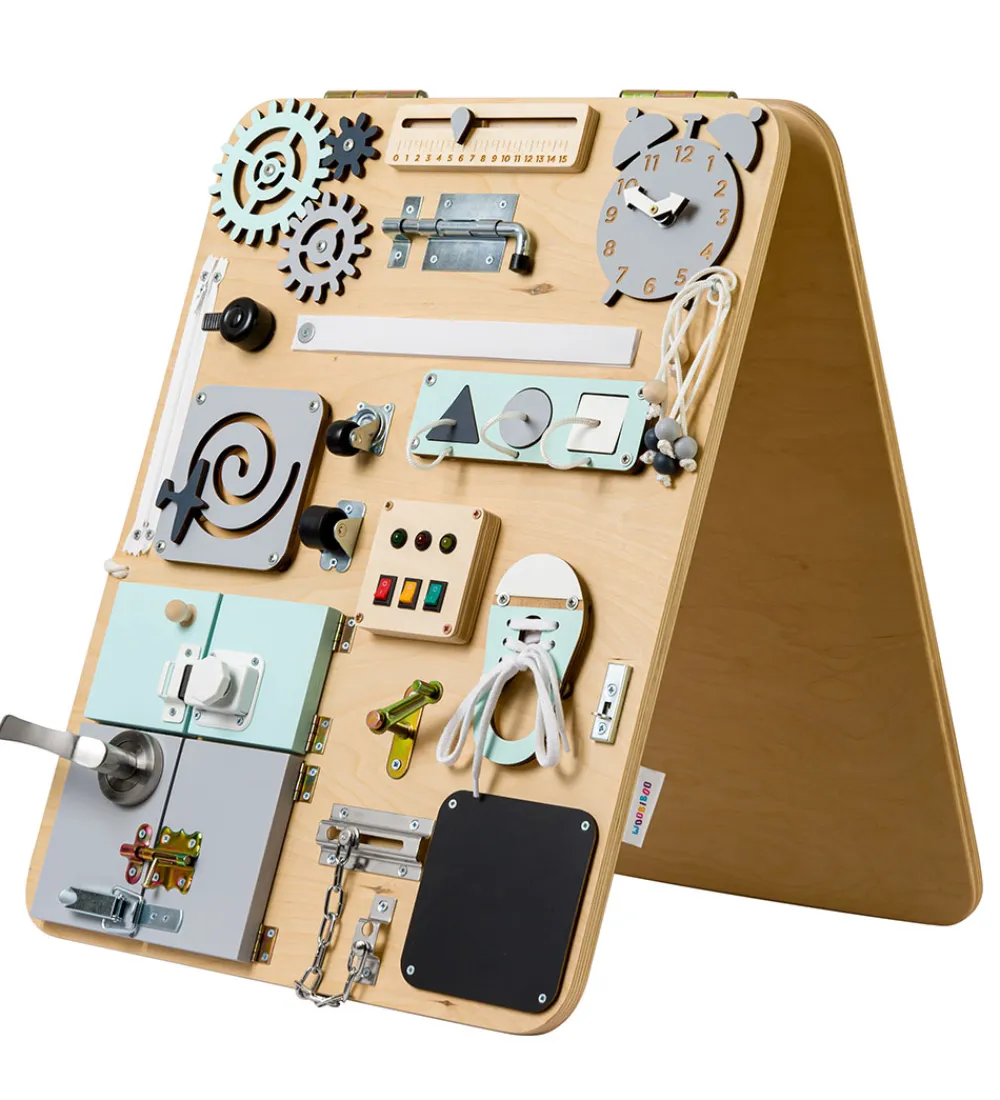 Woobiboo Trælegetøj>Woobiboard - Plus Standing - Natural/Mint