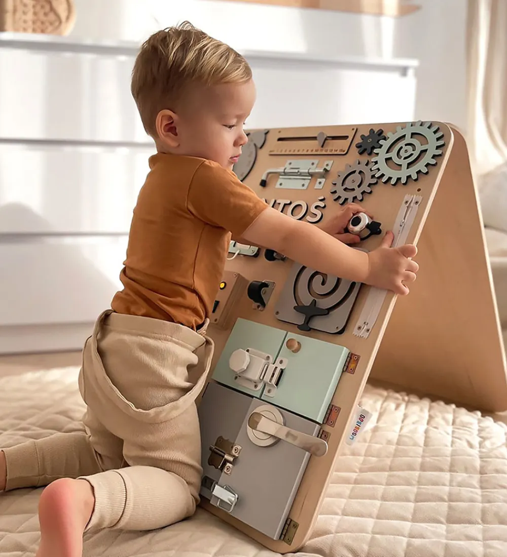 Woobiboo Trælegetøj>Woobiboard - Plus Standing - Natural/Mint