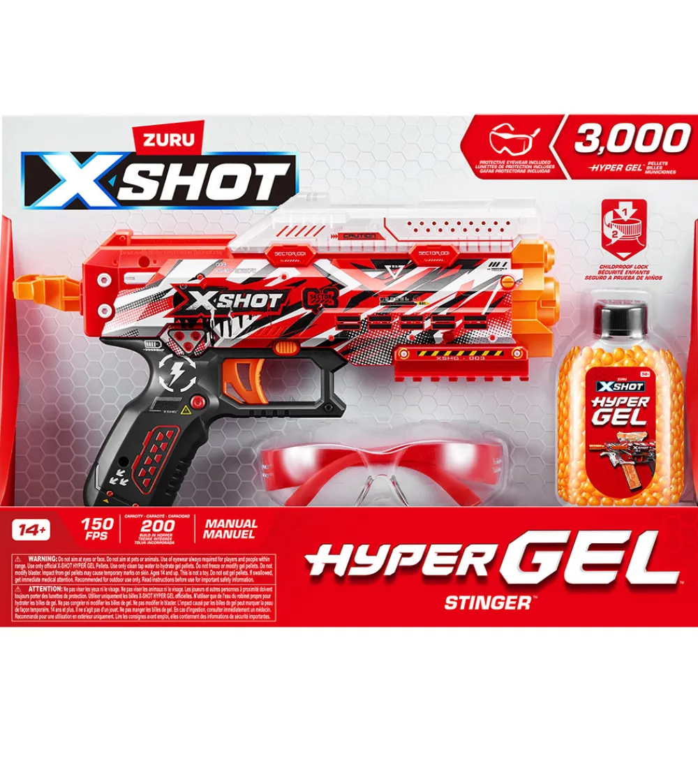X-SHOT Udeleg Og Udendørs Legetøj>Gel-Blaster - Hyper Gel Stinger - 1000 Gelkugler