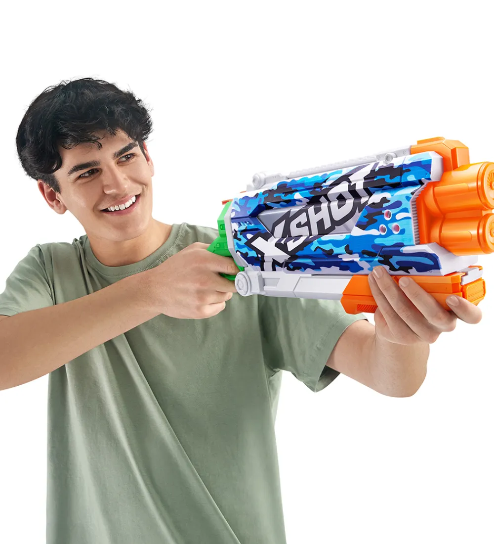 X-SHOT Udeleg Og Udendørs Legetøj|Vandleg>Vandpistol - Skins Pump Action Fast-Fill - 800 ml - Water